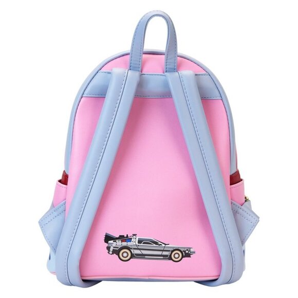 Loungefly Back To The Future 40th Anniversary Marty McFly Western Backpack NWT - Picture 5 of 12